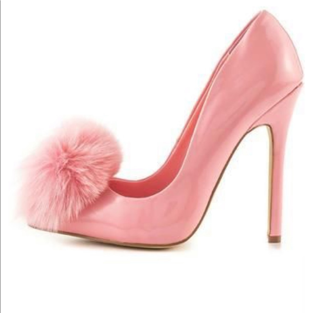 Priveleged Playboy Pink Pom Pom Heels